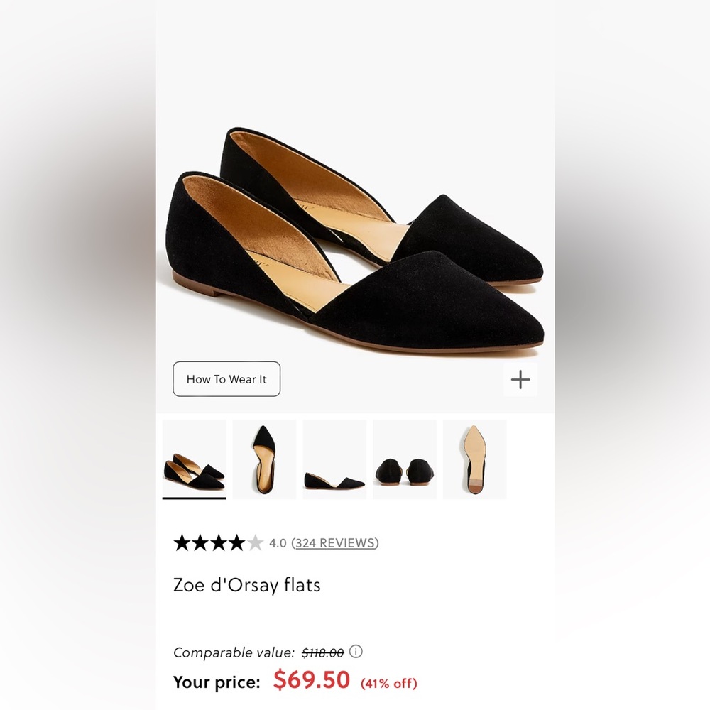 J. Crew Zoe d’Orsay Flats - Picture 9 of 11
